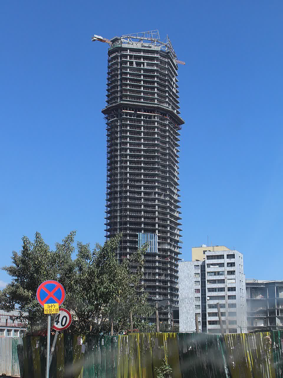 The headquarters of the Commercial Bank of Ethiopia in Addis Ababa.
